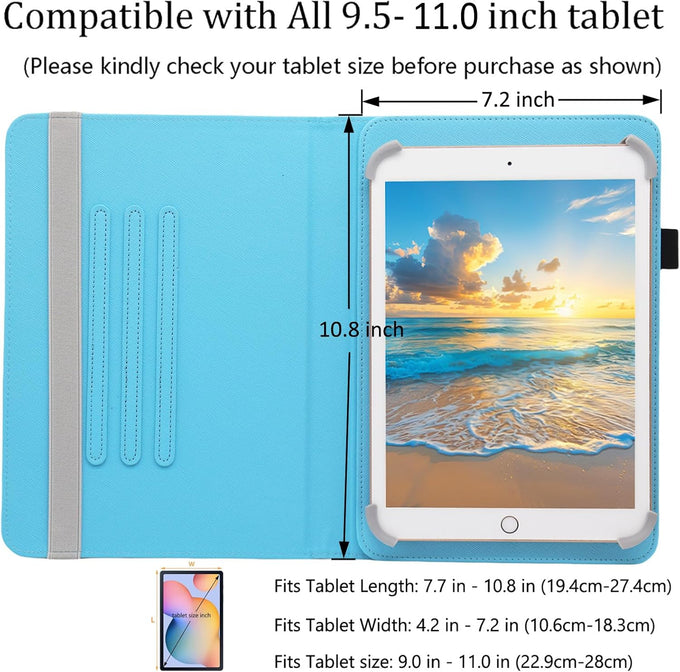 Universal Rotating 10 10.1 11 Inch Android 16 15 Tablet Case Cover
