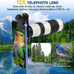 12X HD Telephoto Lens for iPhone/Samsung/Android, High Power Telephoto Camera Lens with Universal Clip Compatibility Most Smartphone Ideal for Concert, Outdoor Photography