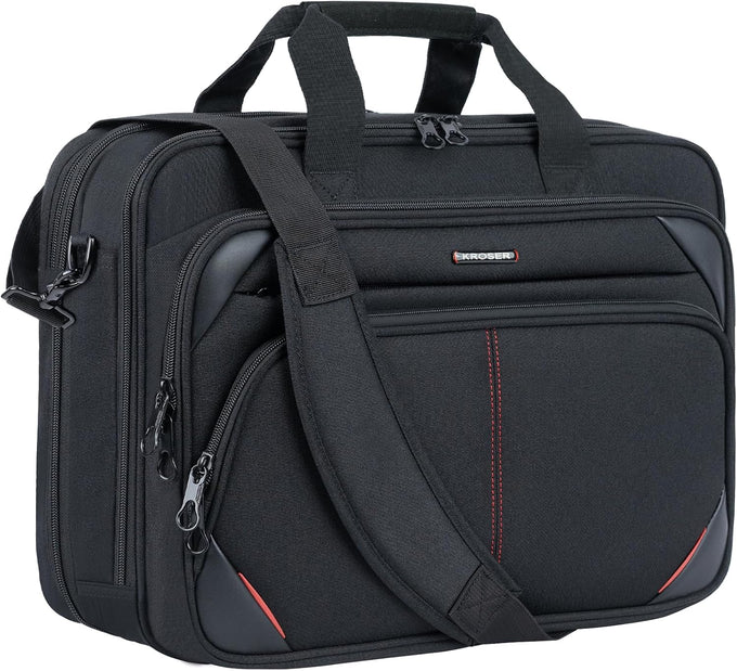 KROSER 15.6 Inch Laptop Briefcase Computer Bag, Messenger Shoulder Bag