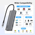 Acer 11 in 1 USB C HUB Multiport Adapter 10Gbps, 4K@60Hz HDMI for Laptop