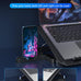 AICHESON Laptop Cooling Pad for 12-15.6 Inch, 6 Cooler Fans, Blue Lights