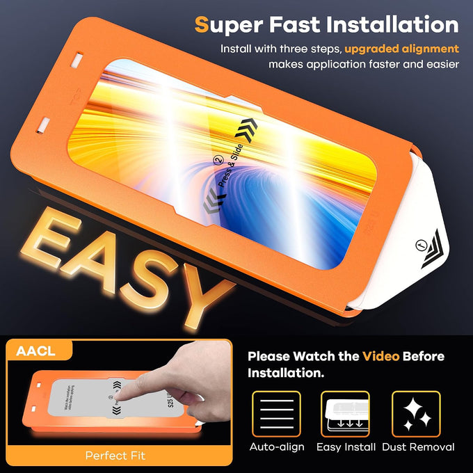 AACL 3-Pack for Samsung Galaxy S25 Ultra Privacy Screen Protector [6.9"]