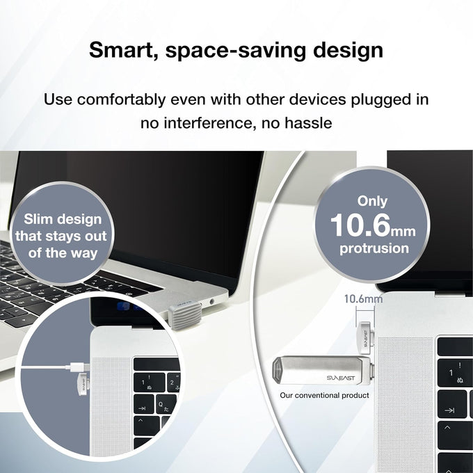 SUNEAST Portable SSD Nano Silver 128GB External Solid State Flash Drive