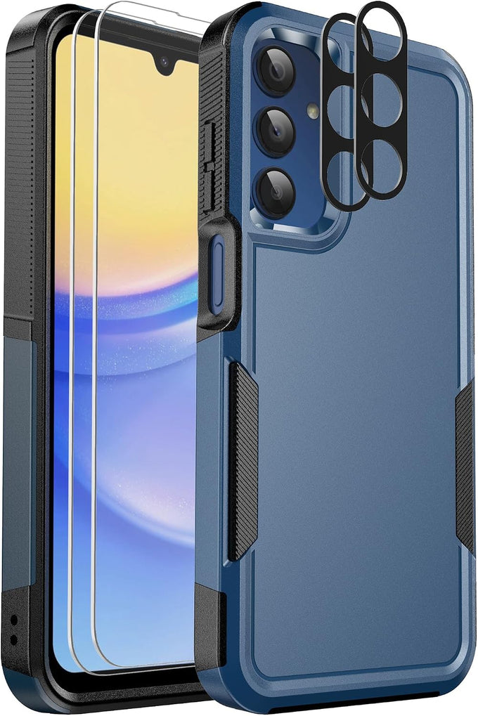 for Samsung Galaxy A17 5G Phone Case, Shockproof Protective Cover (Black)