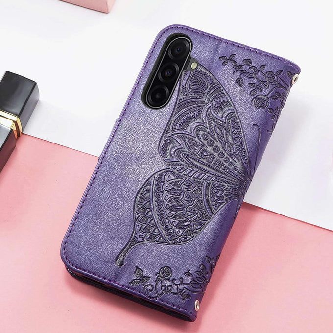 for Samsung Galaxy A17 5G Phone Case Wallet,Purple