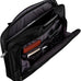 Targus 15-16 Inch Slim Lightweight Laptop Briefcase, Black - Messenger and Shoulder Bag with Padded Compartment and Trolley Strap for 16" Laptops (TCT027US)