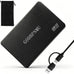 500GB External Hard Drive,Compact Portable Hard,USB 3.0/USB C