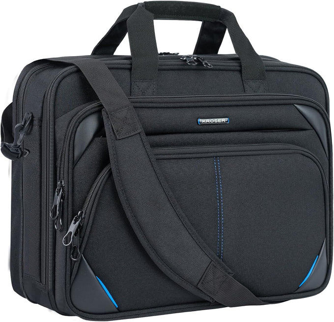 KROSER 15.6 Inch Laptop Briefcase Computer Bag, Messenger Shoulder Bag