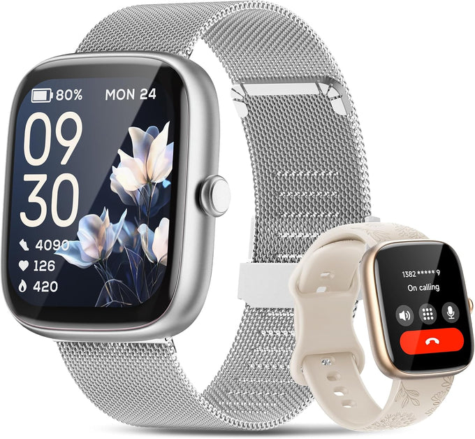 Smart Watches for Women Android/iPhone, Fitness Trackers with Answer/Call