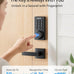 Philips WiFi Keypad Deadbolt with Handle, Built-in WiFi, APP Remote Control