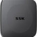 SSK External Hard Drive 256GB up to 550MB/s Portable SSD with USB C+A Cable
