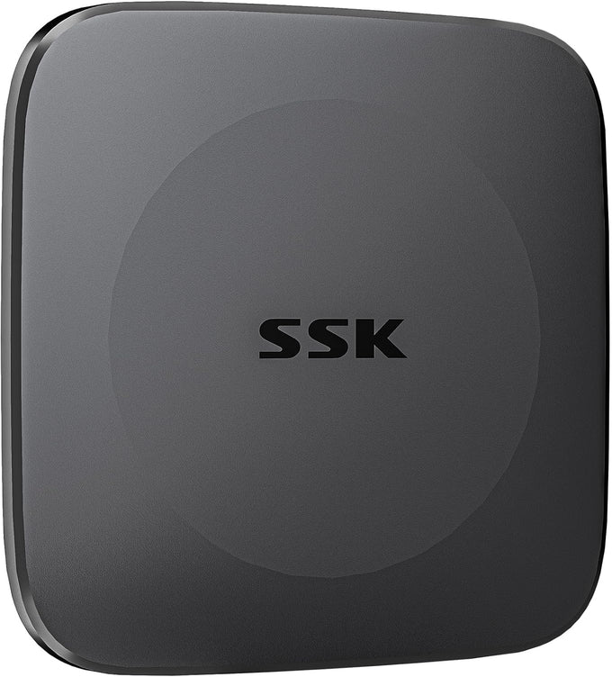 SSK External Hard Drive 256GB up to 550MB/s Portable SSD with USB C+A Cable