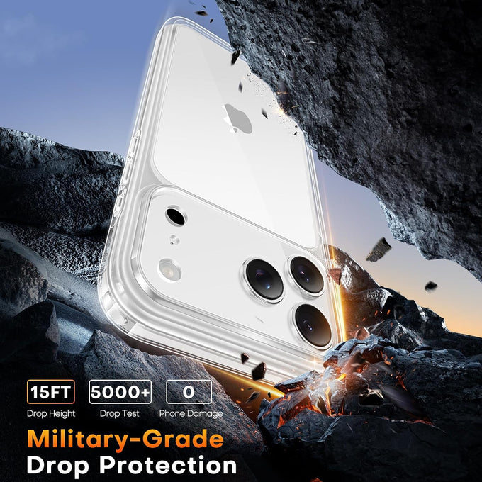 TAURI for iPhone 18 Pro Case/iPhone 17 Pro Case, Clear