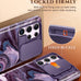 GVIEWIN for Samsung Galaxy S23 Ultra Case Slide Camera Cover 2 Front Frames