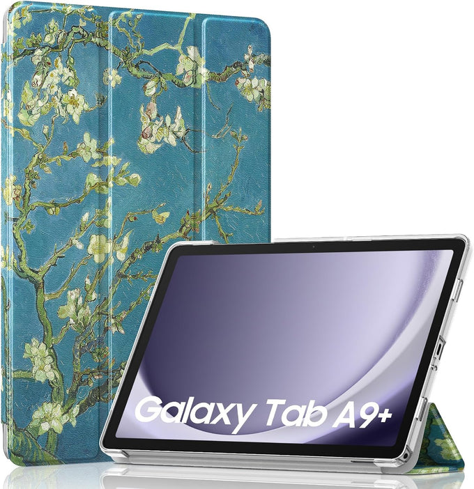 MoKo Slim Case for Samsung Galaxy Tab A11+ Plus/ A9+ Plus 11 Inch, Black