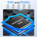 BENFEI 2.5 Inch SATA to USB Tool Free External Hard Drive Enclosure (6Gbps, Optimized for SSD, Support UASP SATA III)