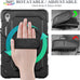 SEYMAC stock Case for Samsung Galaxy Tab S10 Lite / S10 FE / S9 FE 5G / S9 Tablet Case 10.9''/ 11'' Protective with Screen Protector, Pen Holder, 360 Rotate Stand, Hand Strap, Shoulder Strap, Black1