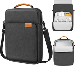 MoKo 13.3-14 Inch Laptop Sleeve Carrying Bag with Shoulder Strap & Handle