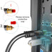 KabelDirekt – Optical Audio TOSLINK Cable – 6ft – Soundbar