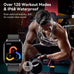 Smart Watch for Women Men, 1.85" HD AMOLED Fitness Tracker (Answer/Call) with 24/7 Heart Rate/Sleep/SpO2 Monitor for iPhone & Android, 120+ Sports Modes Smartwatch with IP68 Waterproof, 2 Bands