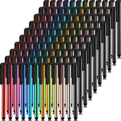 Outus 120 Pcs Bulk Capacitive Stylus Pens for Touchscreens, 12 Colors
