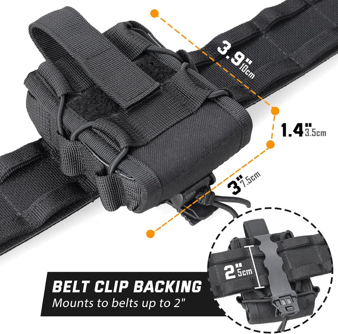 Molle Handcuff Holster, Handcuff Pouch for Duty Belt/Police Vest