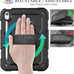 SEYMAC stock Case for iPad (A16) 11th/10th Generation 11''/10.9'' 2025/2022, Full-Body Drop Protection Case with Screen Protector &360° Rotate Hand Strap/Stand, Black