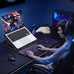 AICHESON Laptop Cooling Pad for 12-15.6 Inch, 6 Cooler Fans, Blue Lights