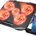 AIMIUZI Laptop Cooling Pad, Gaming Laptop Cooler with 9 Quiet Fans, Laptop Cooling Stand for 12-17 Inch, Laptop Computer Fan with 5 Height Adjustable,2 USB Ports,1 Phone Stand