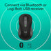 Logitech Signature M650 L Full Size Wireless Mouse Large Sized - Black