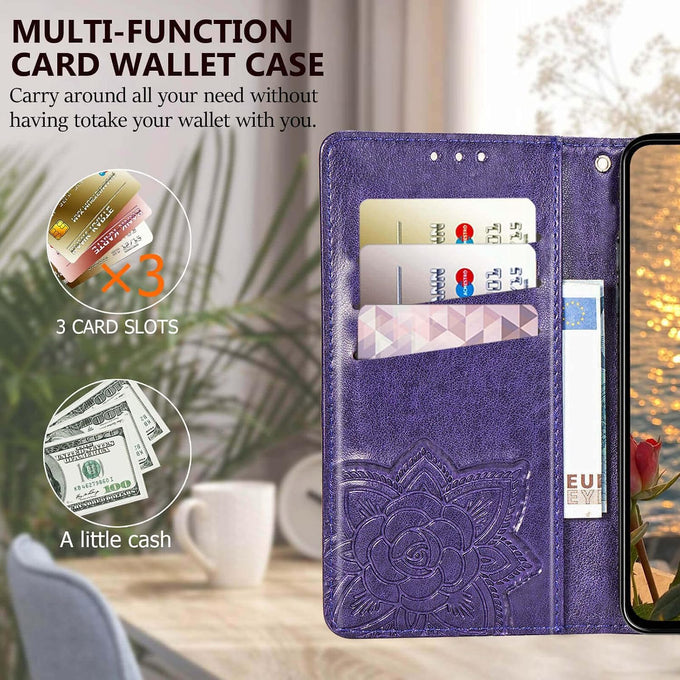 for Samsung Galaxy A17 5G Phone Case Wallet,Purple
