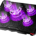 AICHESON Laptop Cooling Pad for 17.3" Notebook, Red 5 Fans