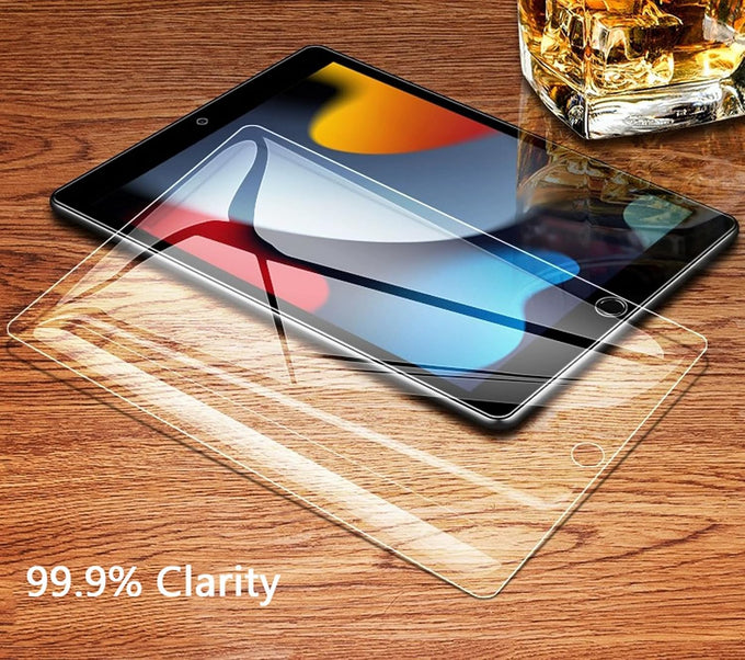 2 Pack Screen Protector for iPad 9th 8th 7th Generation 10.2 Inch,Tempered Glass Film for iPad 9 8 7 (2021/2020/2019),Case Friendly & Apple Pencil Compatible