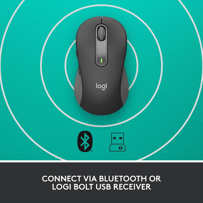 Logitech Signature M650 for Business Wireless Mouse Small - Graphite