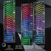 CHONCHOW USB Wireless Gaming Keyboard and Mouse Combo, RGB Backlit, 2.4GHz