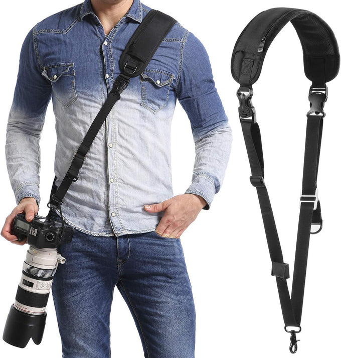 waka Rapid Camera Neck Strap with Quick Release and Safety Tether
