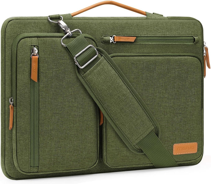 MOSISO 360 Protective Laptop Shoulder Bag 15.6 inch,15-16 inch Laptop Bag