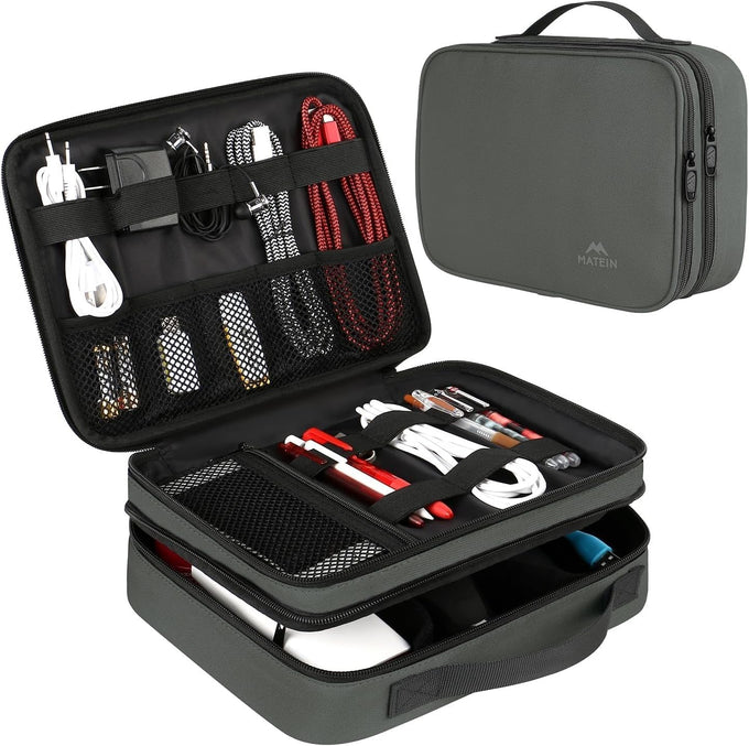 MATEIN Electronic Travel Organizer Case, Portable Travel Cord Organizer
