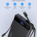 10000mAh Power Bank Built-in 2 Cables,40% Thinner 22.5W PD Portable Charger