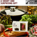 Lid Sid: Pot Lid Lifter | Pot Lid Holder that Keeps Pot from Boiling over | Helpful Kitchen Gadget to Reduce Soups and Stews | Cool Kitchen Gadgets & Cute Kitchen Accessories | by Monkey Business
