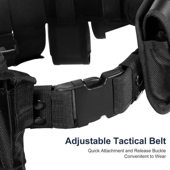 Police Security Duty Belts Correctional Officers Ultility Cop Costume Belt Law Enforcement for Women Men Hunting