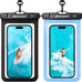 Hiearcool Waterproof Phone Pouch, Waterproof Phone Case, 2-Pack Black