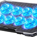 ICE COOREL Laptop Cooling Pad with 6 Cooling Fans, Cooling Pad for Laptop Fan 13-15.6 Inch, Laptop Cooler Stand with 6 Height Adjustable, Notebook Cooler Pad with Two USB Port