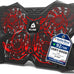 Laptop Cooling Pad with 4 Fans at 1200 RPM - USB Stand for PC and Consoles