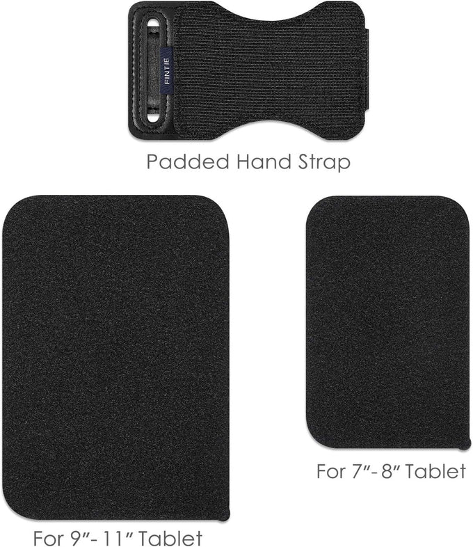 FINTIE Universal Tablet Hand Strap Holder for 7-11" Tablets, Black