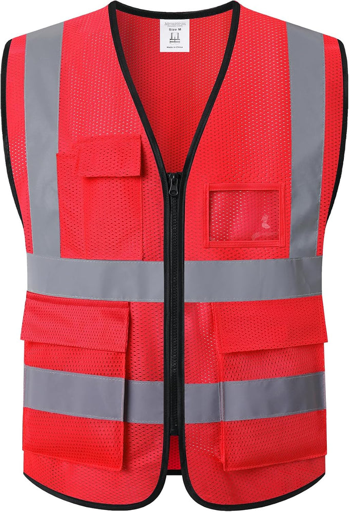 Reflective Safety Vest for Men Women Construction Vest ANSI Standard AP1
