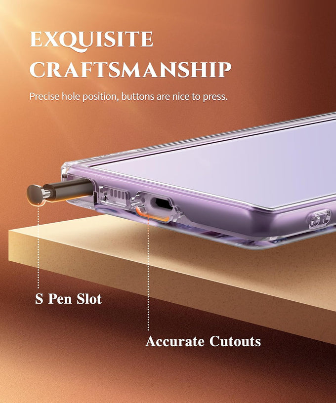GVIEWIN for Samsung Galaxy S23 Ultra Case Slide Camera Cover 2 Front Frames
