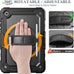 SEYMAC stock Case for Samsung Galaxy Tab A11+ Plus/A9+ Plus 11'', Full-Body Drop Protection Case with Screen Protector Pencil Holder [360° Rotating Hand Strap] &Stand - Black