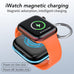 HUOTO Portable Charger for Apple Watch,Wireless Magnetic iWatch Charger 1200mAh Power Bank Travel Keychain Accessories Smart Chargers for Apple Watch Series 11/10/9/8/7/6/SE/5/4/3/2/1/UItra/UItra 2