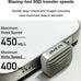 SUNEAST Portable SSD Nano Silver 128GB External Solid State Flash Drive